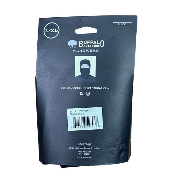 Buffalo Outdoors Fleece-Lined Balaclava Mask - Picture 2 of 2